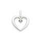 Heart with Diamond Pendant