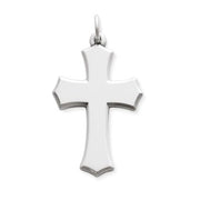 Beveled Clechee Cross Pendant