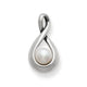 Graceful Twist Pendant with Cultured Pearl