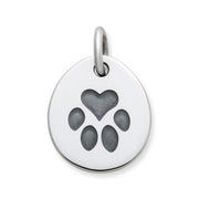 Heart Paw Pet Tag Charm