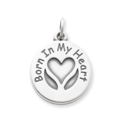 "Born In My Heart" Adoption Charm