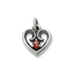 Avery Remembrance Heart Birthstone Charm