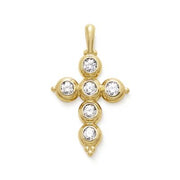 Antiquity Gemstone Cross Pendant