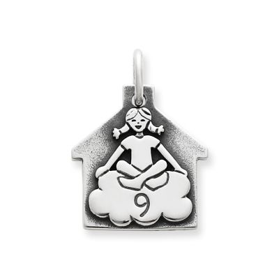 Girl in Cloud 9 Charm