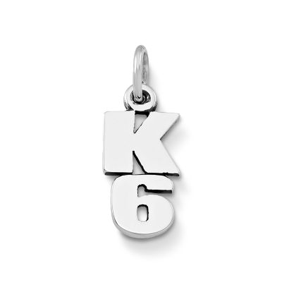 K Drop Number Charm