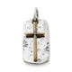 Engravable Tag and Cross Charm