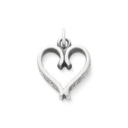 Forever and Always Heart Charm