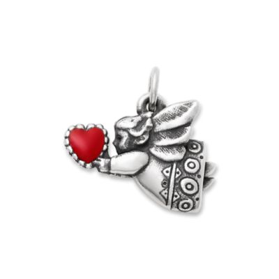 Enamel Love Angel Charm