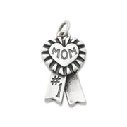 Blue Ribbon "Mom" Charm