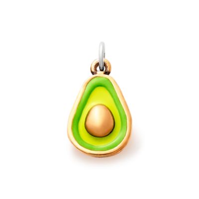 Enamel Avocado Charm