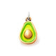Enamel Avocado Charm
