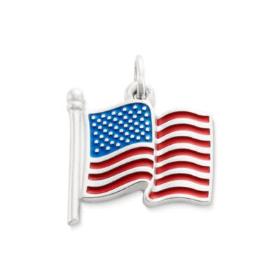 Enamel American Flag Charm