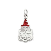 Enamel Sweet Santa Charm