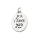 "P.S. I Love You" Charm