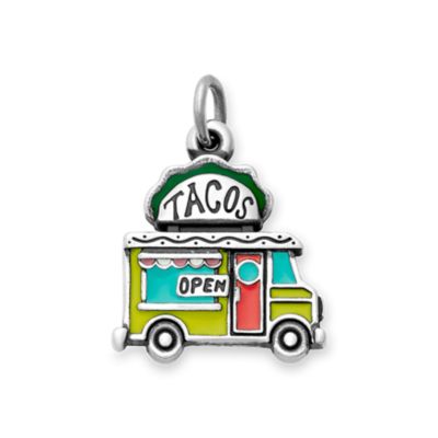 Enamel Taco Truck Charm