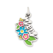 Floral Enamel Mom Charm