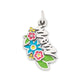 Floral Enamel Mom Charm