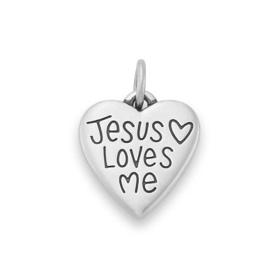 Jesus Loves Me Charm
