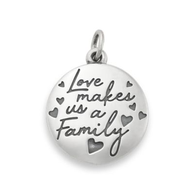 Love Makes Us a Family Charm