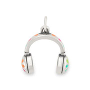 Enamel Love My Headphones Charm