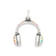 Enamel Love My Headphones Charm