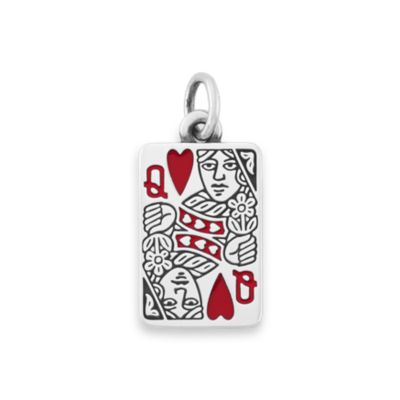 Enamel Queen of Hearts Charm