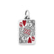 Enamel Queen of Hearts Charm