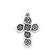 Flowering Cross Pendant with Chains to Layer