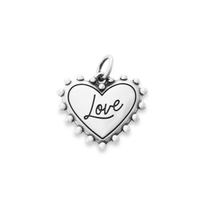 Beaded Heart Love Charm