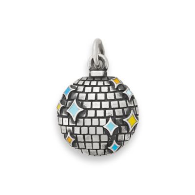 Enamel Disco Ball Charm