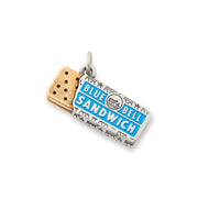 Enamel Blue Bell Ice Cream Sandwich Charm