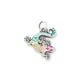 Enamel Festive Gecko Charm
