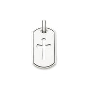 Classic Tag Cross Pendant