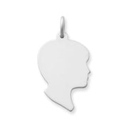 Boy Silhouette Charm