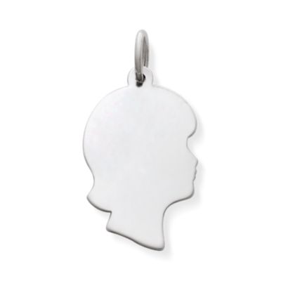 Girl Silhouette Charm