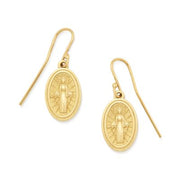Virgin Mary Dangle Earrings