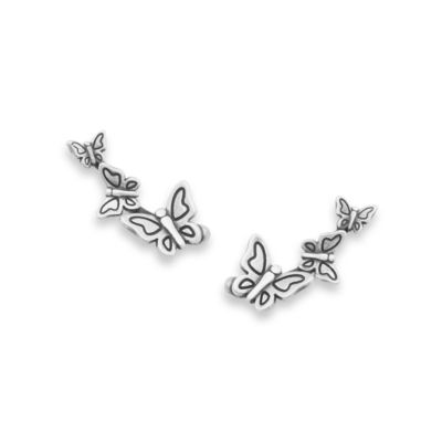 Dancing Butterfly Ear Climbers