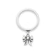 Tiny Bow Charm Dangle Ring