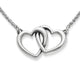 Double Heart Linked Necklace