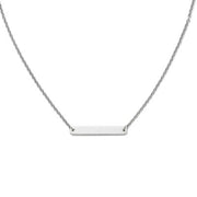 Petite Engravable Horizon Necklace