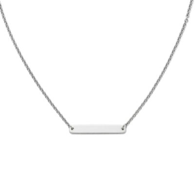 Petite Engravable Horizon Necklace