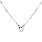 Delicate Heart Beaded Necklace