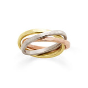 Entwined Trio Combo Ring