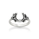 Floral Horseshoe Ring
