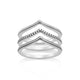 Chevron Ring Set
