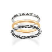 Connected Circles Ring Set