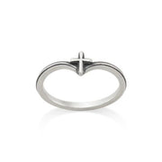 Chevron Cross Ring