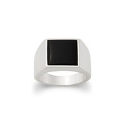 Classic Gemstone Signet Ring