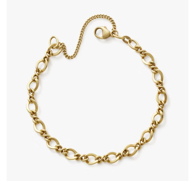 Medium Twist Charm Bracelet