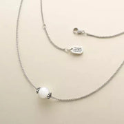 Beaded Cultured Pearl Slider Necklace